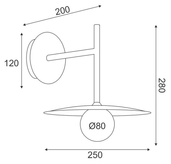 ACA Lighting nástěnné svítidlo 1xG9 AFINAR bílá + matné sklo 25X28X32CM OD94451WW