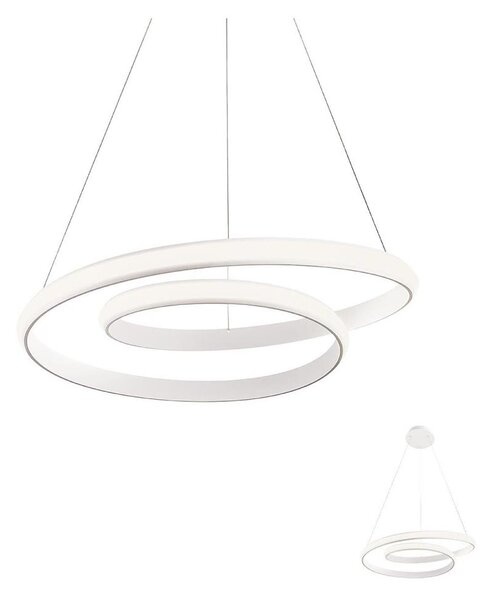 Redo 01-1793 - LED Stmívatelný lustr na lanku TORSION LED/29W/230V bílá