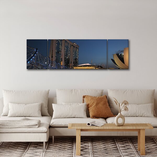 Obraz moderní metropole (170x50 cm)