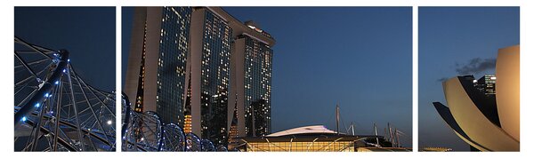 Obraz moderní metropole (170x50 cm)