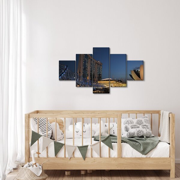 Obraz moderní metropole (125x70 cm)