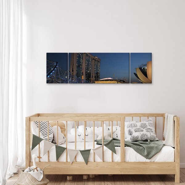 Obraz moderní metropole (170x50 cm)