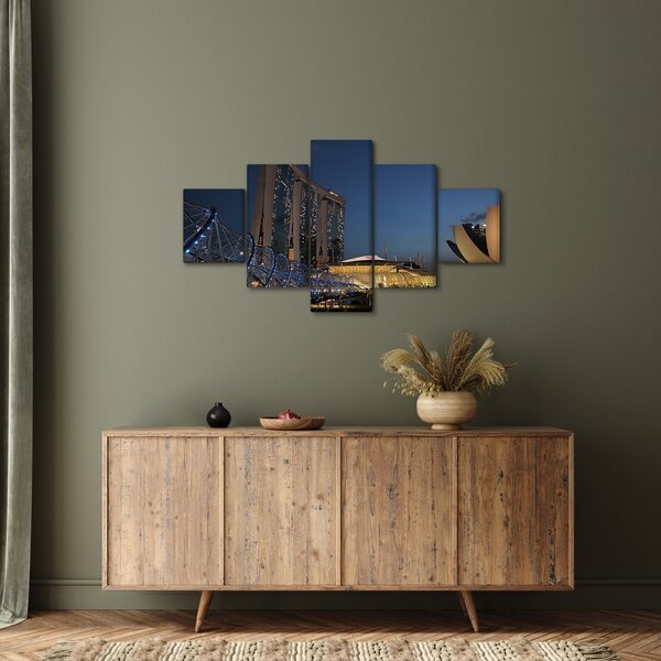 Obraz moderní metropole (125x70 cm)