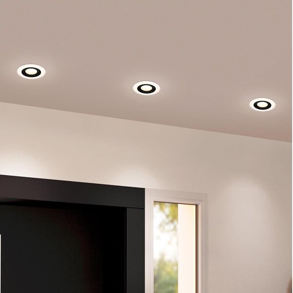 Eglo 900915 - SADA 3x LED Podhledové svítidlo CALONGE 3xLED/4,8W/230V černá