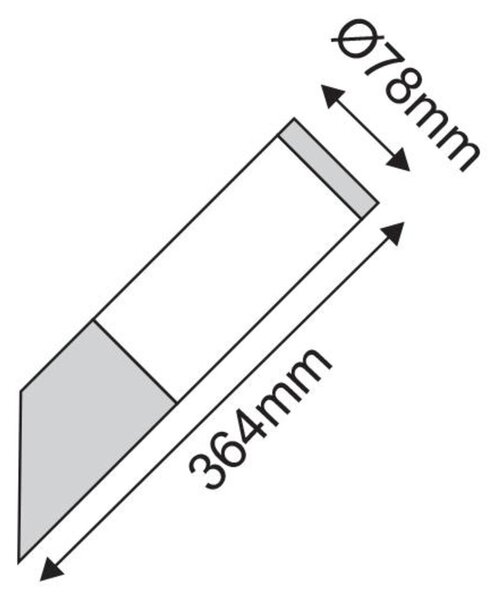 ACA Lighting venkovní nástěnné svítidlo E27 BT1003WU