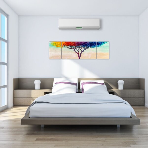 Obraz malovaného stromu (170x50 cm)