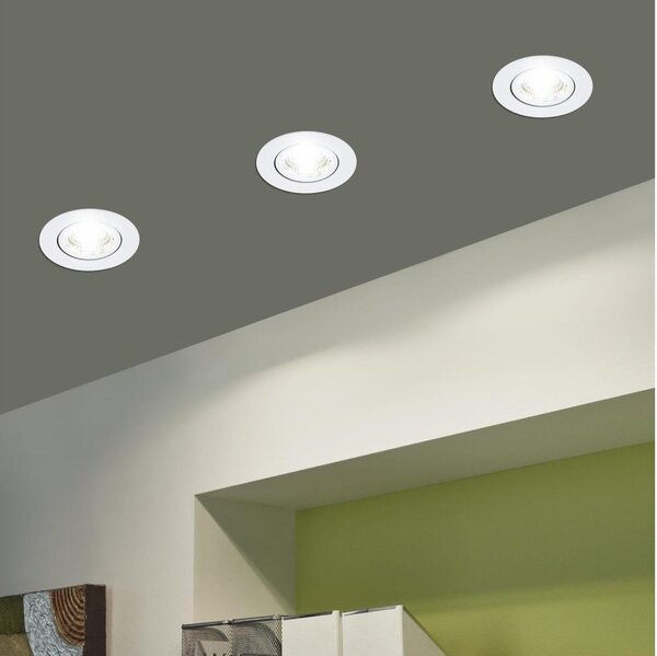 Eglo 33391 - SADA 3xLED Stmívatelné svítidlo SALICETO 3xLED/6W/230V bílá