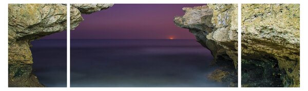 Obraz - mořský útes (170x50 cm)
