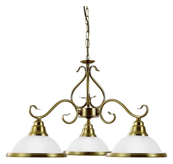 Prezent 75361 - Lustr na řetězu VIOLA 3xE14/40W/230V zlatá