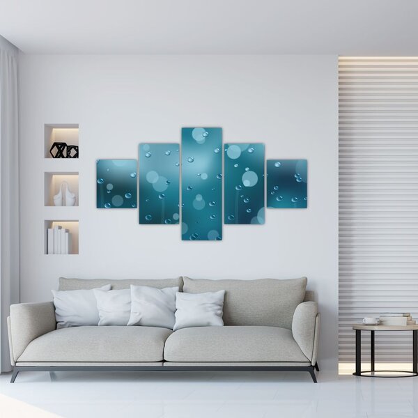 Obraz kapiček (125x70 cm)