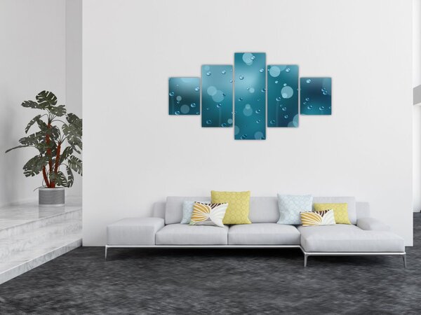 Obraz kapiček (125x70 cm)