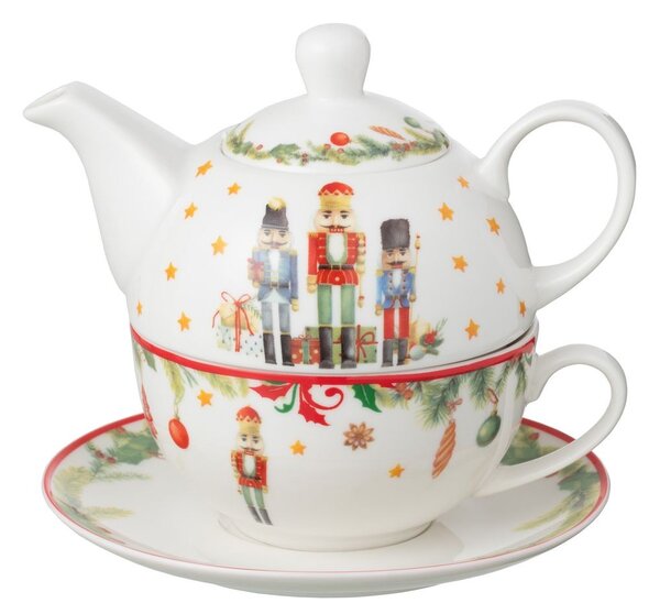 Tea for One s Louskáčky Chris Nutc v dárkové krabičce - 16*14*13 cm / 420 ml - J-Line by Jolipa