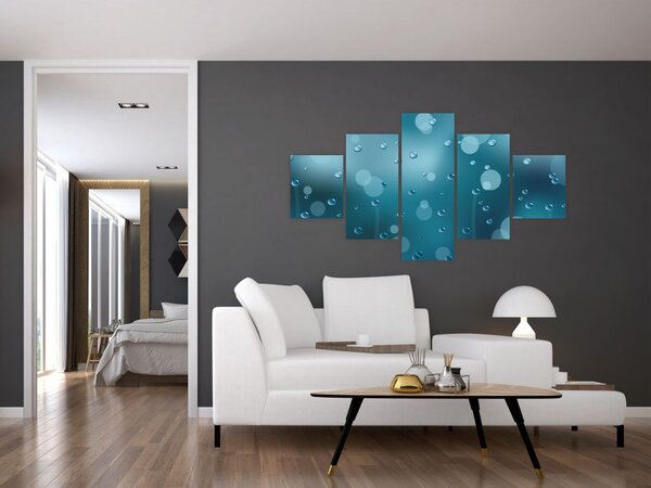 Obraz kapiček (125x70 cm)