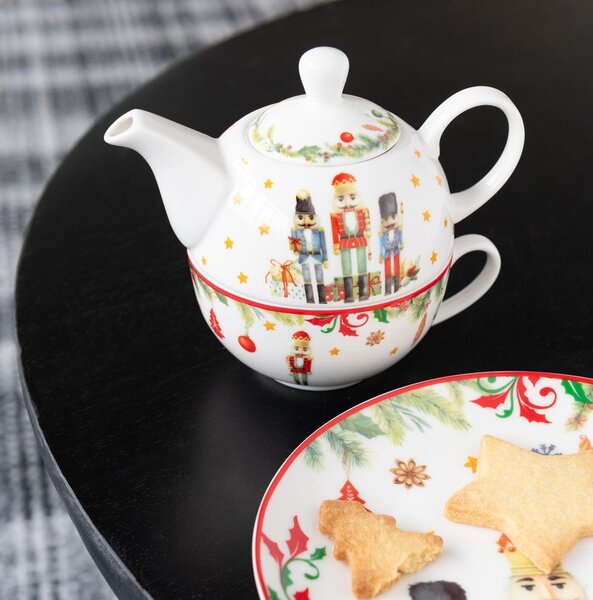 Tea for One s Louskáčky Chris Nutc v dárkové krabičce - 16*14*13 cm / 420 ml - J-Line by Jolipa