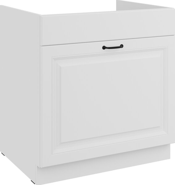 Kuchyňská skříňka STILO 80 ZL 1S BB PREMIO BOX Zvolte barevné provedení: STILO - DUST GREY / BÍLÁ