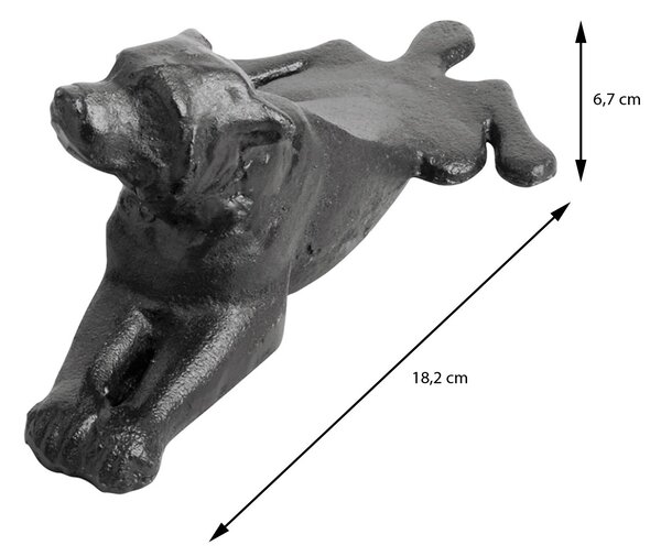 Zarážka do dveří Dog, 6,7x18,2 cm