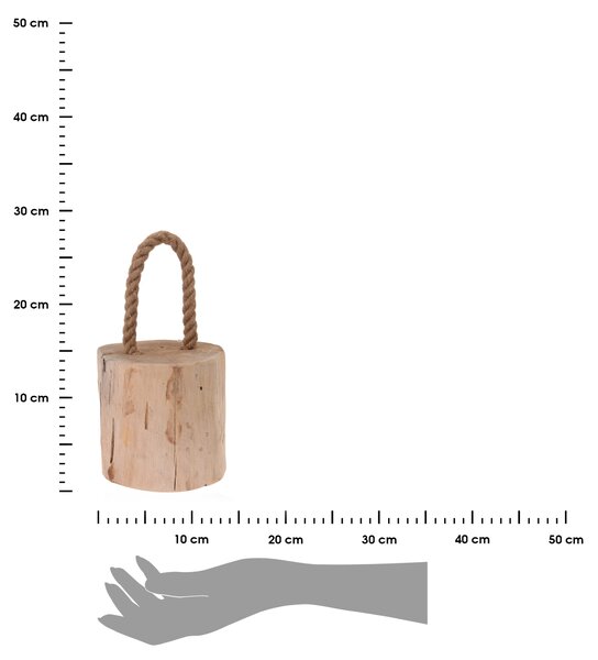 Zarážka do dveří Wood, 14x14 cm BS
