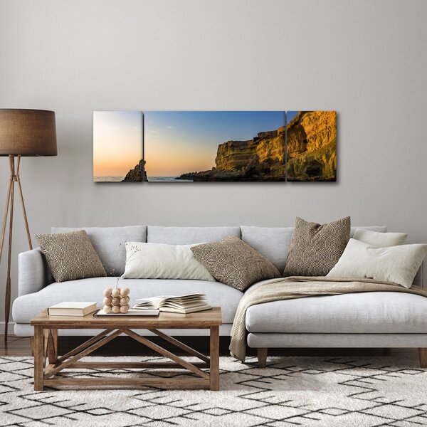 Obraz - mořský útes (170x50 cm)