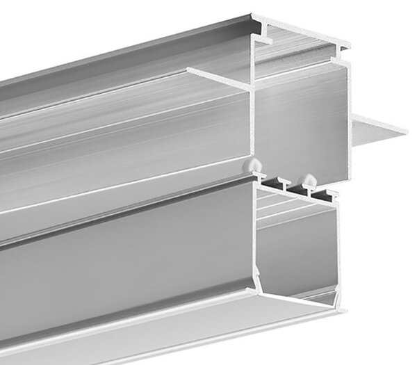 LED hliníkový profil KLUŚ LOKOM Barva: Stříbrná anoda, Délka: 1m