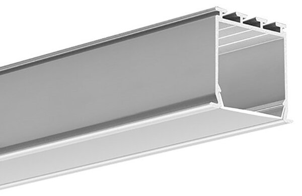 LED hliníkový profil KLUŚ LOKOM Barva: Stříbrná anoda, Délka: 1m