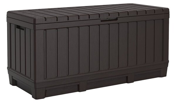 Hnědý plastový zahradní úložný box Kentwood – Keter