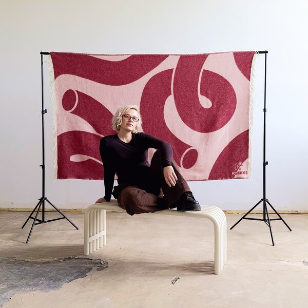 Vlněný pléd Klekks No. 29 (130 × 200 cm)
