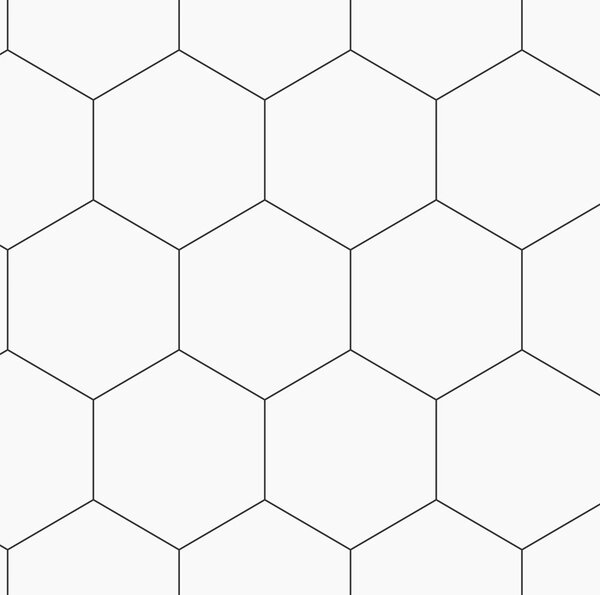Geometrická vliesová tapeta na zeď, bílo-černá, 139311, Bloom, Esta Home