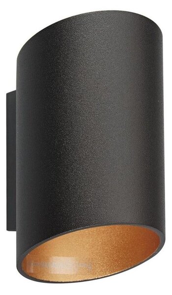 Zuma Line 50603-BK/GD-N - Nástěnné svítidlo SLICE WL 1xG9/40W/230V černá/zlatá