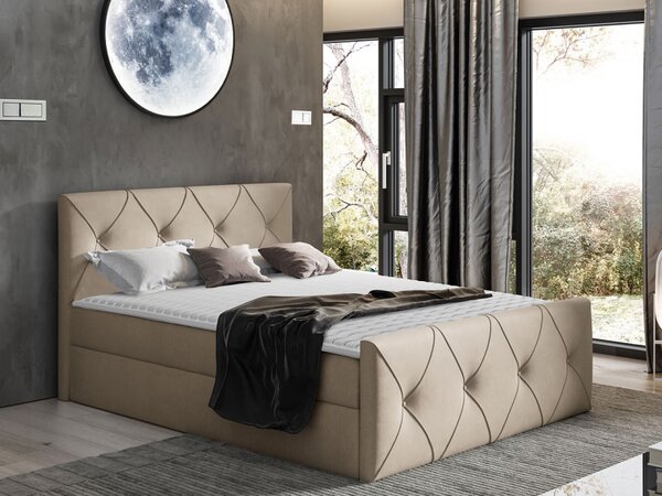Kontinentální postel Xirious Lux, Rozměr postele: 180 x 200 cm, Barva:: Mono 291 Mirjan24 5903211048319