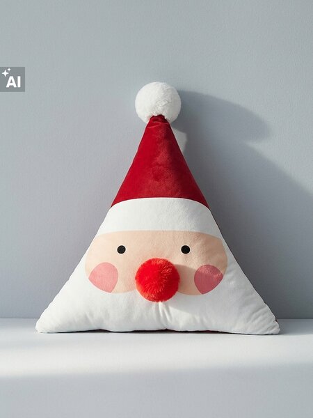 Sinsay - Vánoční dekorační polštář ve tvaru Santa Clause - vícebarevná