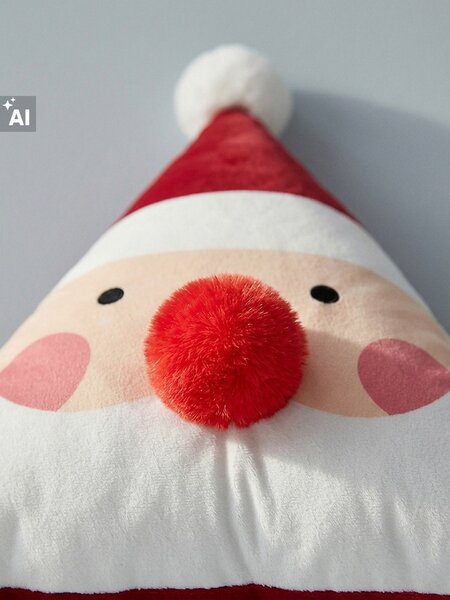 Sinsay - Vánoční dekorační polštář ve tvaru Santa Clause - vícebarevná