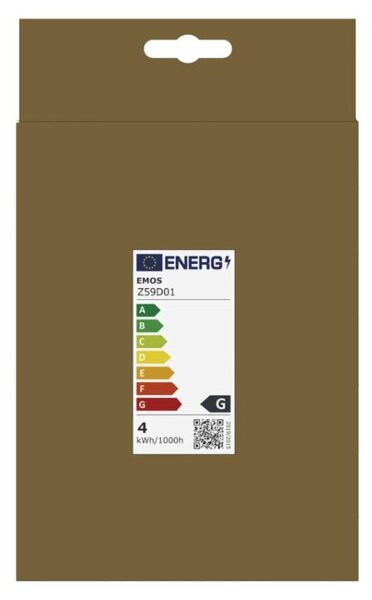 EMOS LED žárovka DECO S123 / E27 / 3,5 W (14 W) / 130 lm / flame 1525813200