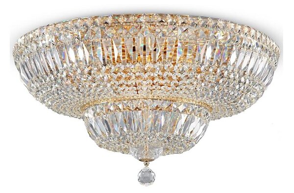 Maytoni DIA100-CL-16-G - Stropní svítidlo BASFOR 16xE14/60W/230V zlatá