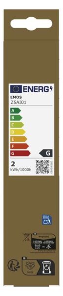 EMOS LED žárovka DECO T30/ E27 / 2 W (11 W) / 100 lm / flame 1525813202