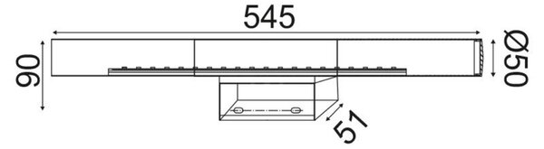 ACA Lighting Wall&Ceiling LED nástěnné a stropní svítidlo TNK7518013W