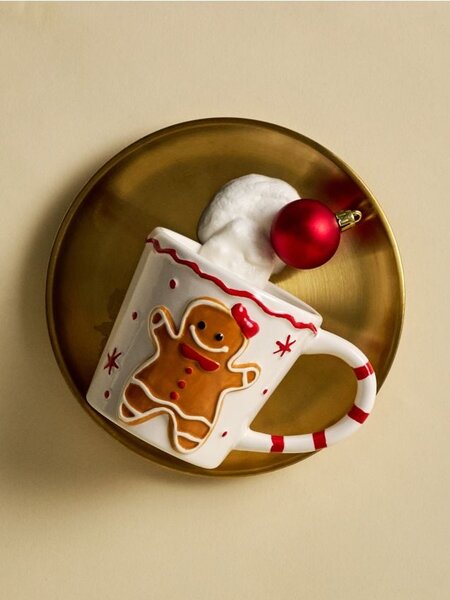 Sinsay - Hrnek se zimním motivem - bílá