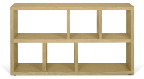 Knihovna v dekoru dubu v přírodní barvě 150x83 cm Berlin – TemaHome