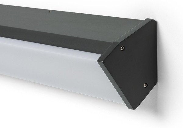 RED R14382 SANTOS 90 nástěnná antracitová 230V LED 50W IP65 3000K - RED - DESIGN RENDL
