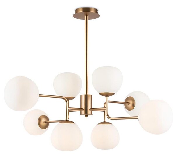 Maytoni MOD221-PL-08-G - Lustr na tyči ERICH 8xE14/40W/230V měděná
