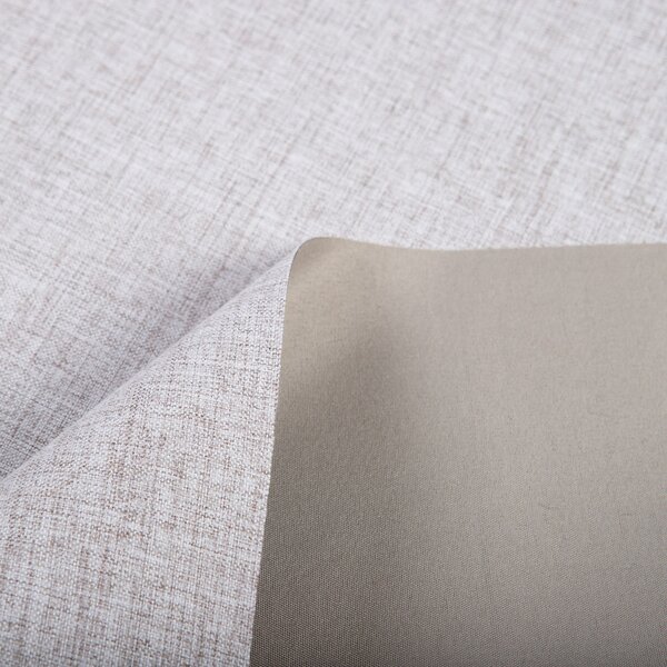 Biante 100% zatemňovací závěs Blackout BKW-206 Světle šedobéžové žíhání 130x140 cm