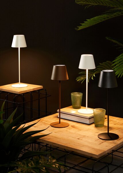 Stolní lampa tanel hnědá
