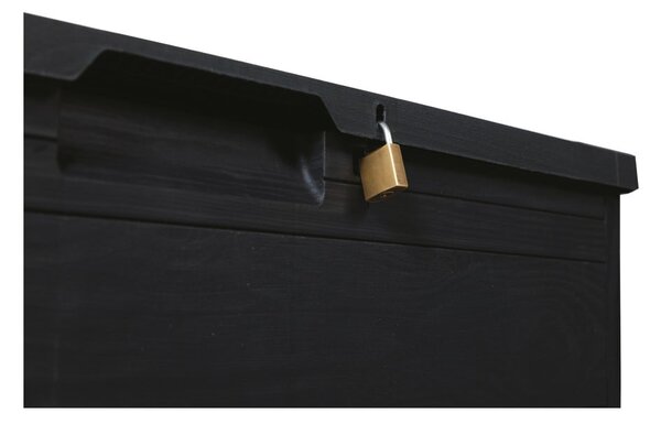 Antracitový zahradní úložný box Woodys – Toomax