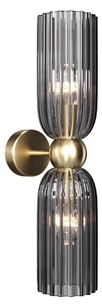 Maytoni MOD302WL-02GR - Nástěnné svítidlo ANTIC 2xE14/40W/230V zlatá/šedá