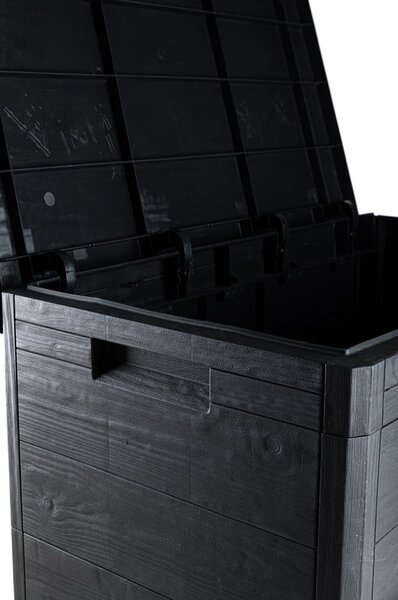 Antracitový zahradní úložný box Woodys – Toomax