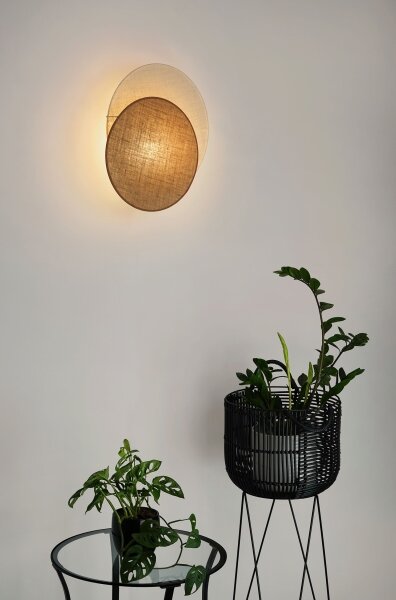 Brilagi - Nástěnné svítidlo CIRCLES 1xE27/15W/230V 45x45 cm béžová/krémová