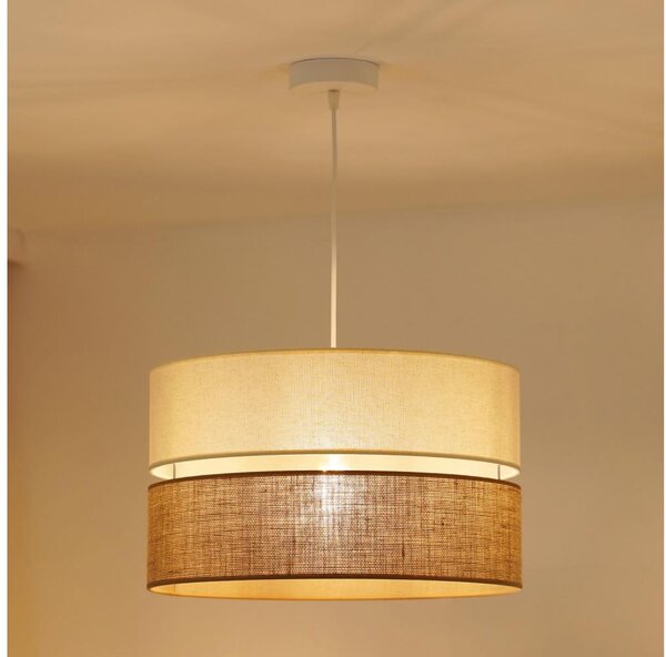 Brilagi - Lustr na lanku ROYAL YUTE 1xE27/15W/230V pr. 40 cm béžová/krémová