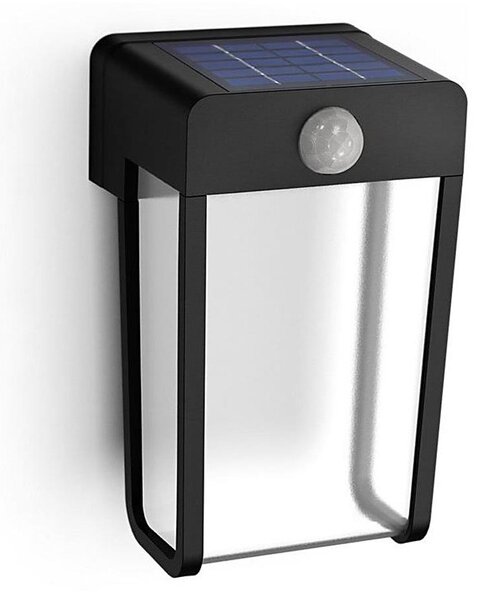 Philips - LED Solární nástěnné svítidlo se senzorem SHROUD LED/2,3W/3,7V IP44