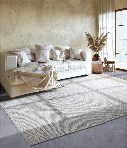 Bílý ručně tkaný vlněný koberec 190x280 cm Francois – Villeroy&Boch