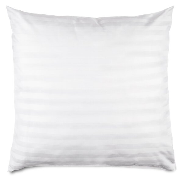 BAMBUSOVÝ POVLAK NA POLŠTÁŘ STRIPE WHITE 40X40 CM BÍLÁ