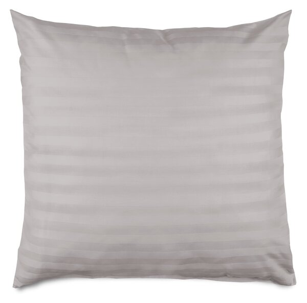 BAMBUSOVÝ POVLAK NA POLŠTÁŘ STRIPE STONE 40X40 CM ŠEDÁ